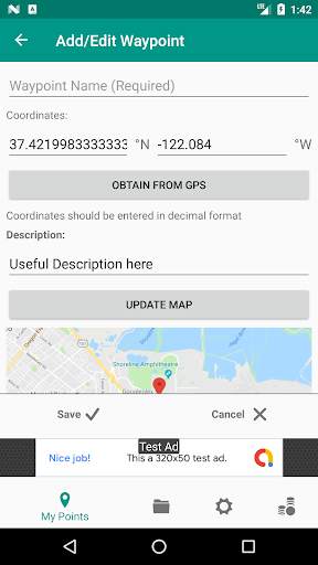 My Waypoints - KML KMZ GPX Reader screenshot 3