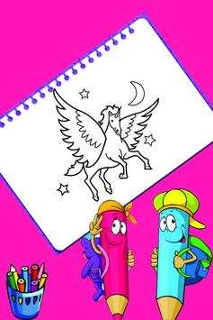 Coloring Unicorn Sandbox Color by Page Book screenshot 15