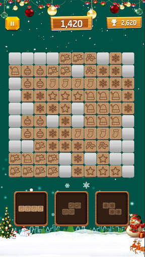 Christmas Block Puzzle Games - Clash of Bricks screenshot 5