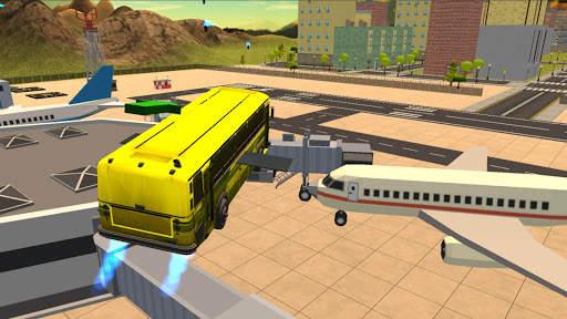 Flying City Bus Simulator 2016 screenshot 4