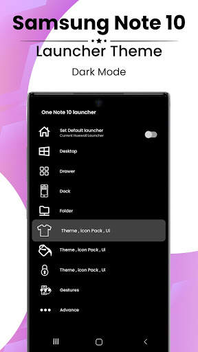 Galaxy Note 10 Launcher-Samsung Theme screenshot 5