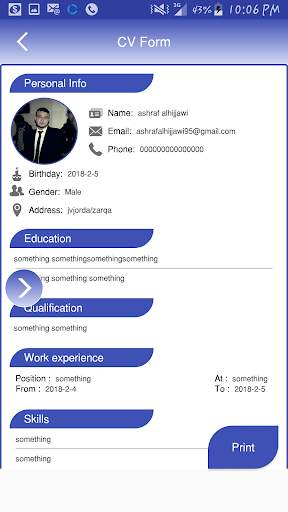 CV Maker screenshot 4