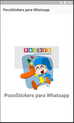 Pocoyo Stickers para Whatsapp screenshot 1
