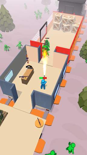 Pertahanan Kereta: Game Zombie screenshot 5