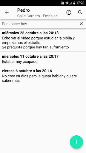 Organizador de servicio screenshot 2