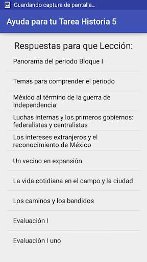 Ayuda para tu Tarea Historia 5 2 تصوير الشاشة