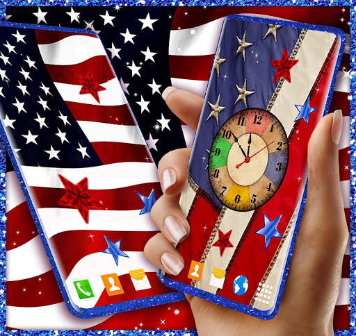 American Flag Wallpapers ⭐ USA HD Wallpaper Theme screenshot 3