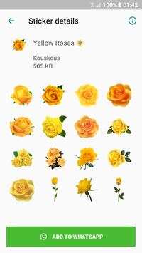 Roses Sticker Packs for WhatsApp - WAStickerApps screenshot 4