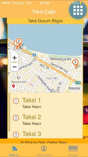 Gürbüz Taksi screenshot 2
