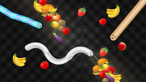 Slither Fun Worm io-Snake Game screenshot 2