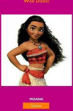 Disney Princess Moana Quiz Game screenshot 3