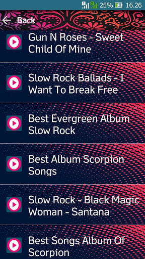 Slow Rock Music Mp3 screenshot 2