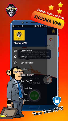 SHOORA VPN - Free VPN Proxy & Unlimited Secure VPN screenshot 4