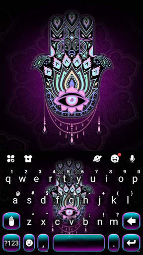 Holy Hamsa Hand Keyboard Theme screenshot 5
