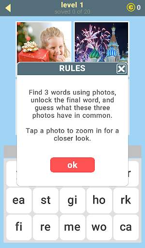 3 Pics 1 Key Word screenshot 2
