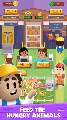 Idle Factory Tycoon games: Pet Cash Simulator 2020 screenshot 2