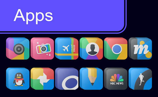 Pixel Cubic 3D - Icon Pack screenshot 4