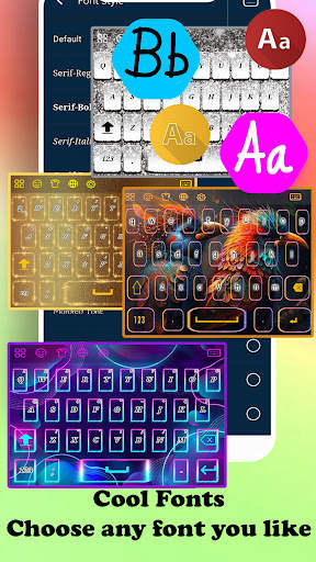 Colorful Bird keyboard स्क्रीनशॉट 5