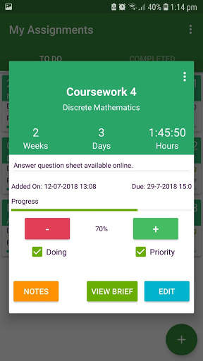 My Assignments скриншот 2