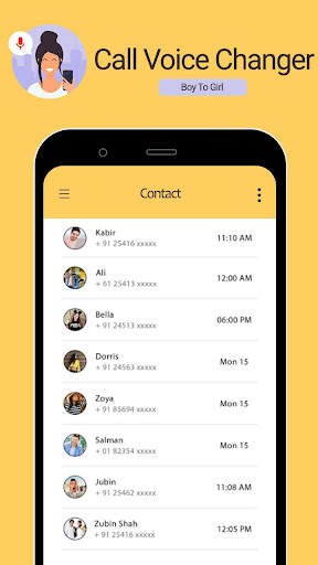 Call Voice Changer Boy to Girl screenshot 4