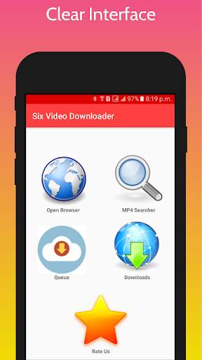 Six Video Downloader - Free Video Downloader 2019 screenshot 1