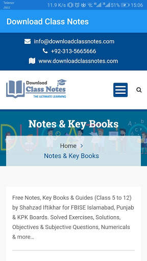 Download Class Notes screenshot 1