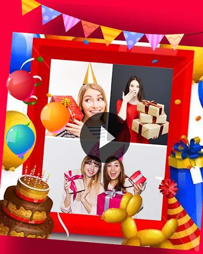 Birthday video maker with music screenshot 1