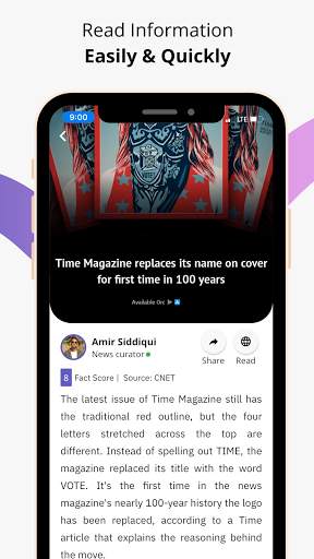 SwipeUp News- Read & Share Verified News screenshot 2