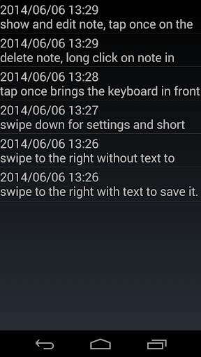 oNotepad - Smartwatch Notepad screenshot 4
