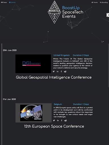BoostUp Group - Space Tech, Newspace, News, Events screenshot 8