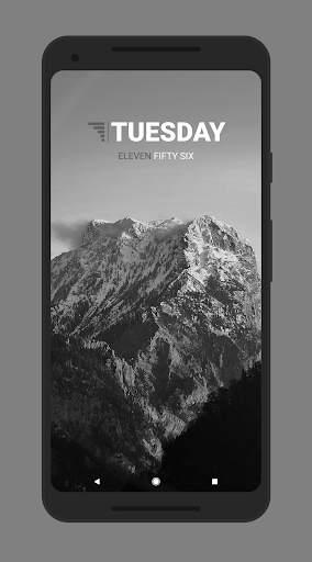 Achromatic KWGT screenshot 4