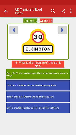 UK Traffic and Road Signs скриншот 2