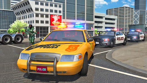 Police Car Driving in City screenshot 1