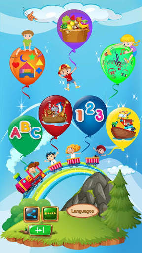 Educational Balloons: Alphabet Numbers Shapes screenshot 1