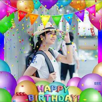 Happy Birthday Photo Frame 1 تصوير الشاشة