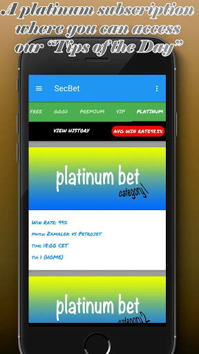 SecBet Mobile Betting Tipster screenshot 2