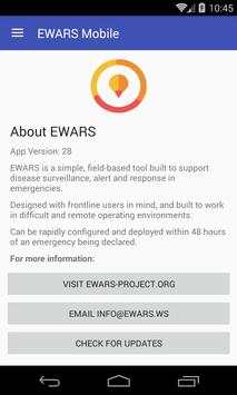 EWARS Mobile скриншот 4