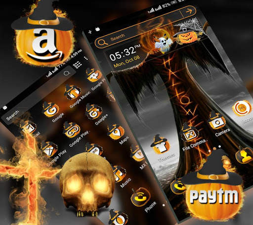 Scary Halloween Launcher Theme screenshot 1