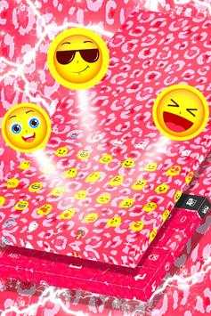 Keyboard Pink Cheetah Theme screenshot 5