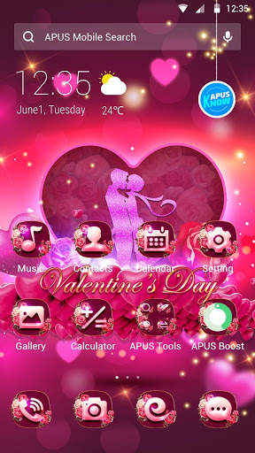 Pink Intimate Lover-APUS Valentine's Day Theme screenshot 2