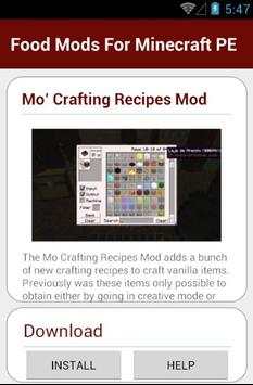 Food Mods For Minecraft PE screenshot 6