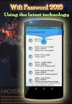 Wifi Password 2016 screenshot 3