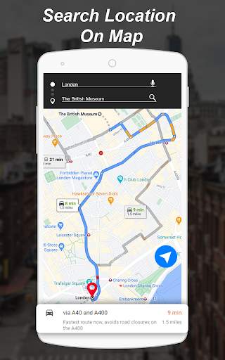 Live GPS Map, Travel Navigation & Earth Map screenshot 4