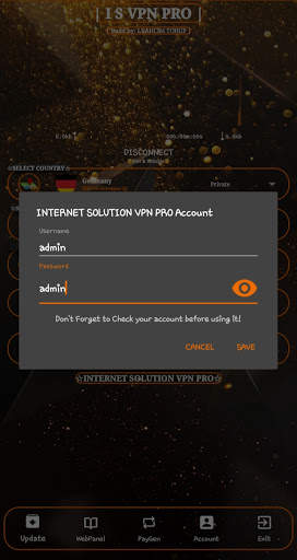 INTERNET SOLUTION VPN PRO screenshot 4