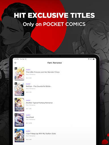 POCKET COMICS: Premium Webtoon screenshot 10