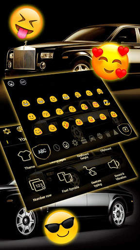 Royal Luxury Car Keyboard Theme screenshot 4