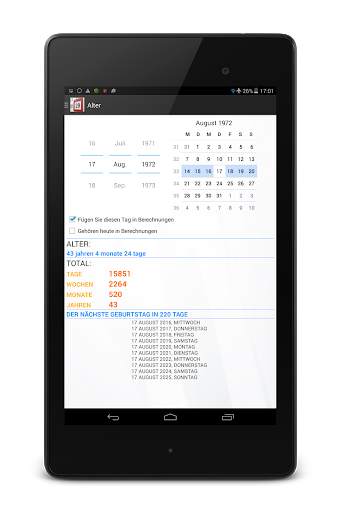 Date (Days) Calculator screenshot 5