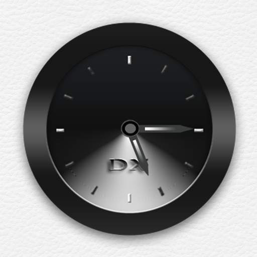 Black Clock Widget 1.0