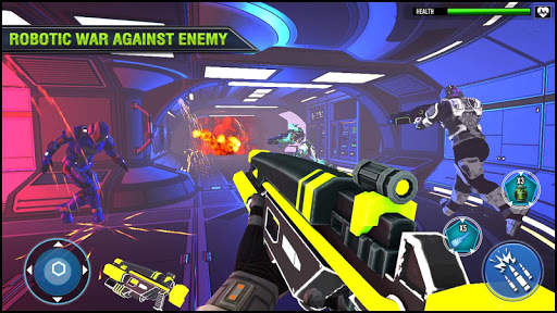 Robo Fire Legacy: Free Robot War Battlefield screenshot 1