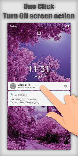 Screen lock and off - Sensors turn on screen screenshot 8